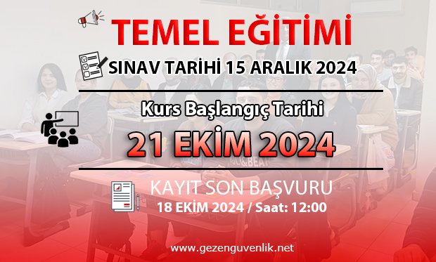 15 ARALIK SINAVI İÇİN TEMEL EĞİTİMİ